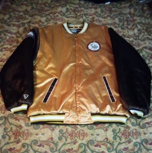 Veezo New York O3 International Players Club Satin Jacket Men's XL Gold NWT